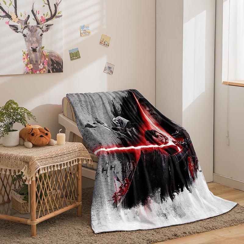 Column Double-Sided Flannel 3D Digital Printed Blanket Blanket