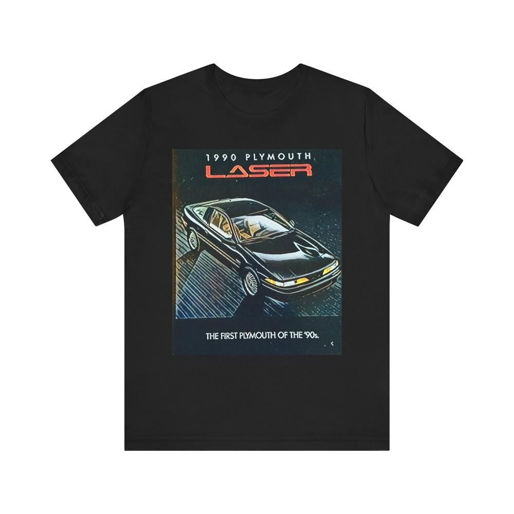 

Plymouth Laser Car Art Graphic Print Crewneck Unisex Short Sleeve Tee Shirt Gift 2XL