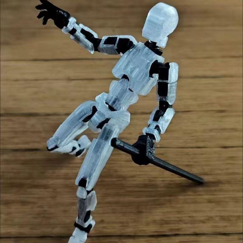 13cm Fai da te 3D Schizzo Disegna Corpo Mobile Maschile Femminile Corpo Kun Chan Dolore Articolare Personaggio Anime Modello Azione Figure Accessori Giocattolo