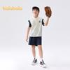 Balabala Boys' Summer College Style Short Sleeve Two-Piece Set