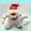 Klassisches Super Mario Odyssey König Bowser Hochzeitskostüm Plüschtier 14" Kuschelfreund