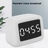 BT511Speaker Portable Bluetooth 5.0 Wireless FM Speaker with LED Time DisplayClock Alarm Loudspeaker Night Light