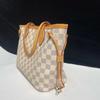 [Gebraucht] Neverfull PM Schachbrett beschichtetes Canvas Leder Tragetasche - Sehr gut #1P64B72