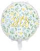 Balon Foliowy Okrągły Ihs Komunia Święta 45Cm