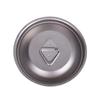 Grey Titanium Mug Lid Practical Camping Cup Lid Lightweight Titanium Cup Lid  Hiking