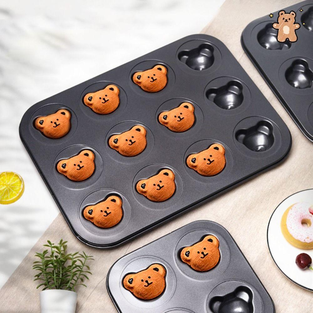 6/9/12 Cavity Cake Mold Non-stick Coating Baking Tray High-quality Muffins Moulds  Cake Making