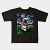 Boys Girls Soft Cotton Graphic Tees Shih Tzu Night 3 (Full Image) Breathable Daily School Wear Kids T-Shirts