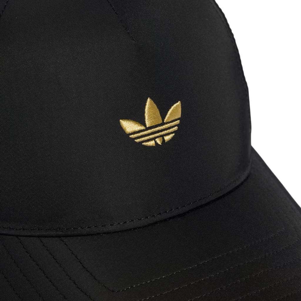 Adidas Originals Logo Design Polyester Baseball Cap Kids Caps Black KE4859