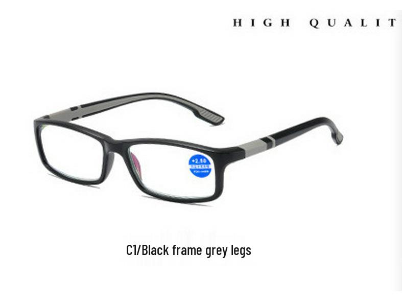 

Новые TR Унисекс Анти-синий свет Ультралегкие Квадратные Спортивные Очки для Чтения +3.50 серый