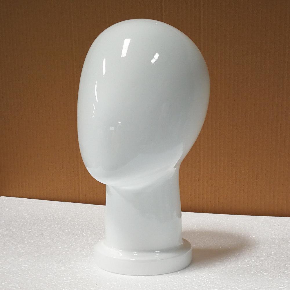 Fabric-Wrapped Mannequin Head for Jewelry, Hats, and Scarves - Pin-Friendly Display Model