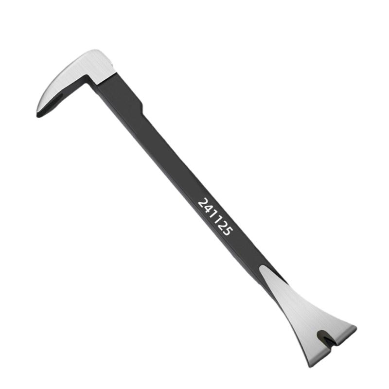 Heavy Duty Carbon Steel Demolition Extractor Tool with Leverage Design for Effortless Delicate Woodworking Nail Removal