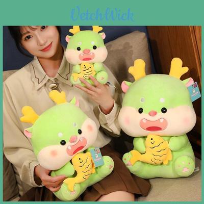 Dragon Year Surplus Plush Toy Cartoonish Dragon Doll For New Year Party Customizable
