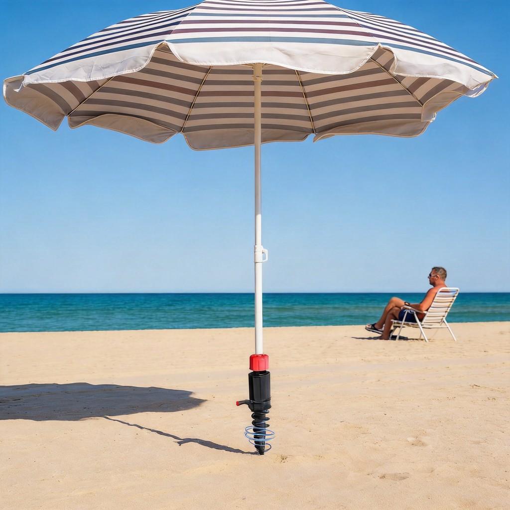 Beach Umbrella Windproof Plastic Anchor For Sunshade And Outdoor Use