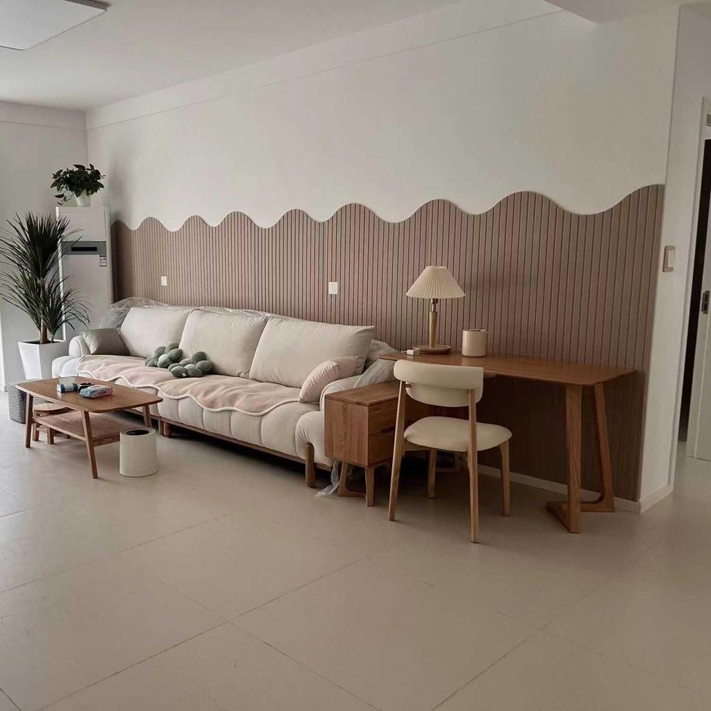 Soft Upholstered Headboard Felt Wall Sticker: Anti-collision Decorative Wall Guard for Bedroom
