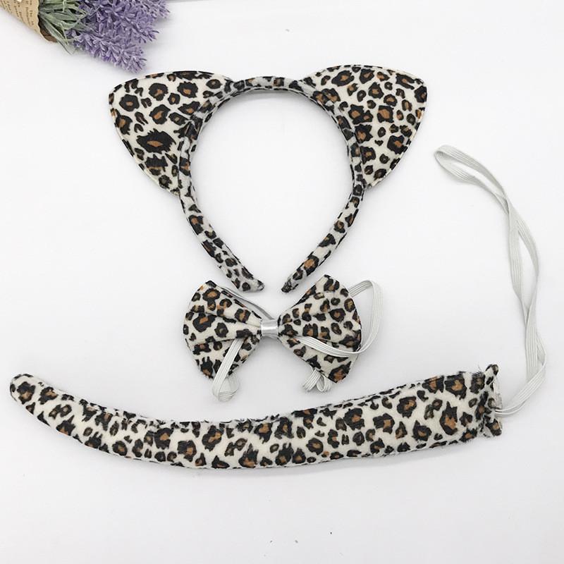 Animal Headband Set With Bunny And Cat Ears For Cosplay Party Costume Accessories