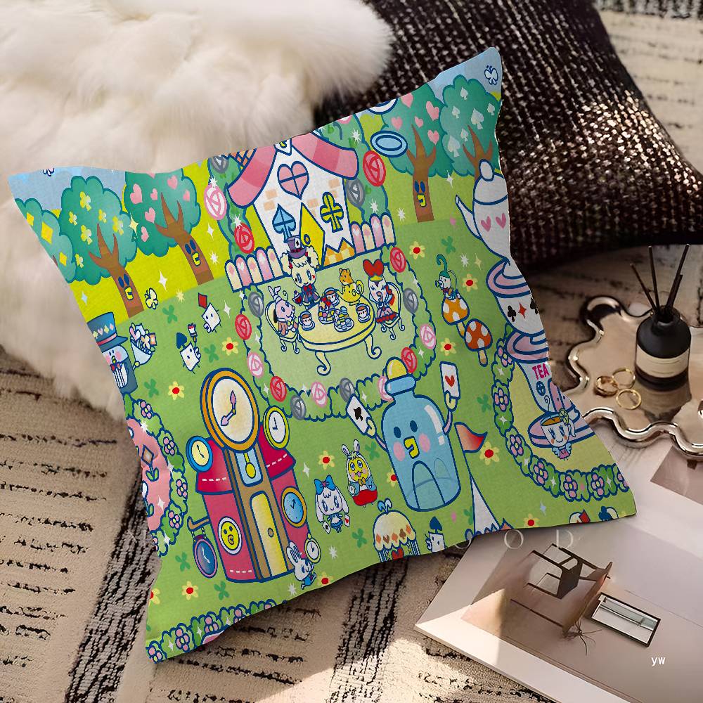 

Classic TTamagotchi Cut Friend Game Cushion Cover Pillow Cover Decor Pillowcase Printed Cushion Case for Couch 30x30 cm