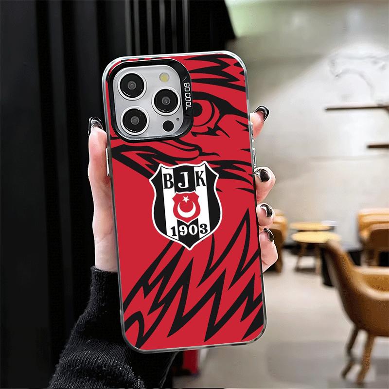 B-Besiktas B-BJK Coque de téléphone souple pour iPhone 15 16 17 Pro Max 17Air 16E 14 Plus 13 12 Mini Coque arrière antichoc