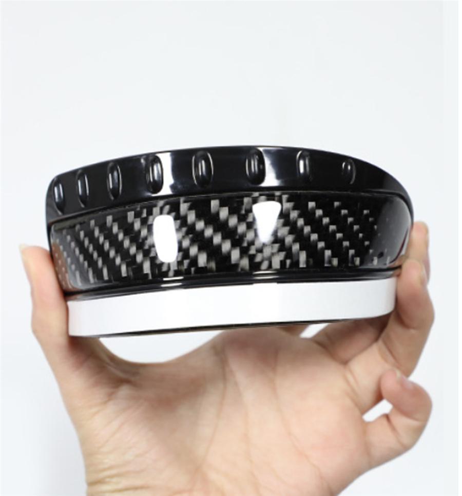 2pcs Car Mirror Carbon Fiber Rain Eyebrow For Most Models