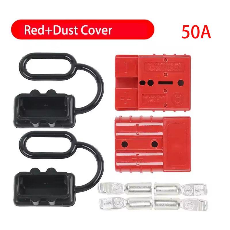 2PCS For Anderson Connector Plug Electric Forklift EV Car Battery Quick Connect Disconnect Power 50A 120A 175A 350A 600V Plug