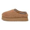 UGG Tazz Slipper Maxi Curly - Châtaigne Baskets Femme Marron 1167770-CHE
