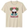 Summer Vibes TShirt Retro Skull Tropical Beach Gift For Him And Her