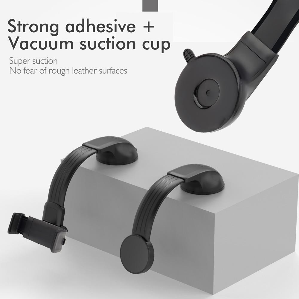 Car Universal Bendable Phone Clip Holder Soft Lead Stents Freely Adjust the Viewing Angle Strong Adhesive Vacuum Suction Cup