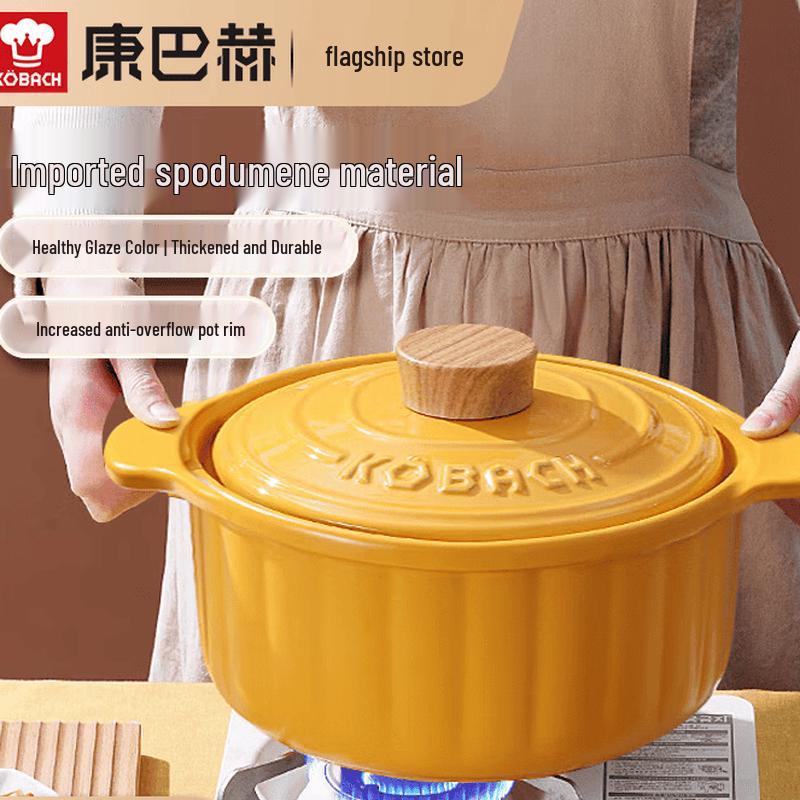 Kobach 3.5L Pumpkin Ceramic Casserole Pot