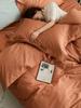 100S Sateen Long-Staple Cotton Wedding Red Duvet Cover Set - Pure Cotton Bedding for Newlyweds