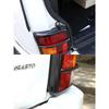 Per LADA NIVA Copertura Nera Metallica per Fanale Posteriore Cornice Decorativa Protezione Lampada Posteriore Adesivo Protettivo Accessori Styling Auto 2pz