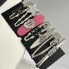 2022 Winter Korean Style Metal Hair Clip for Girls - Trendy Bangs Hairpin and Side Clip Hair Accessories
