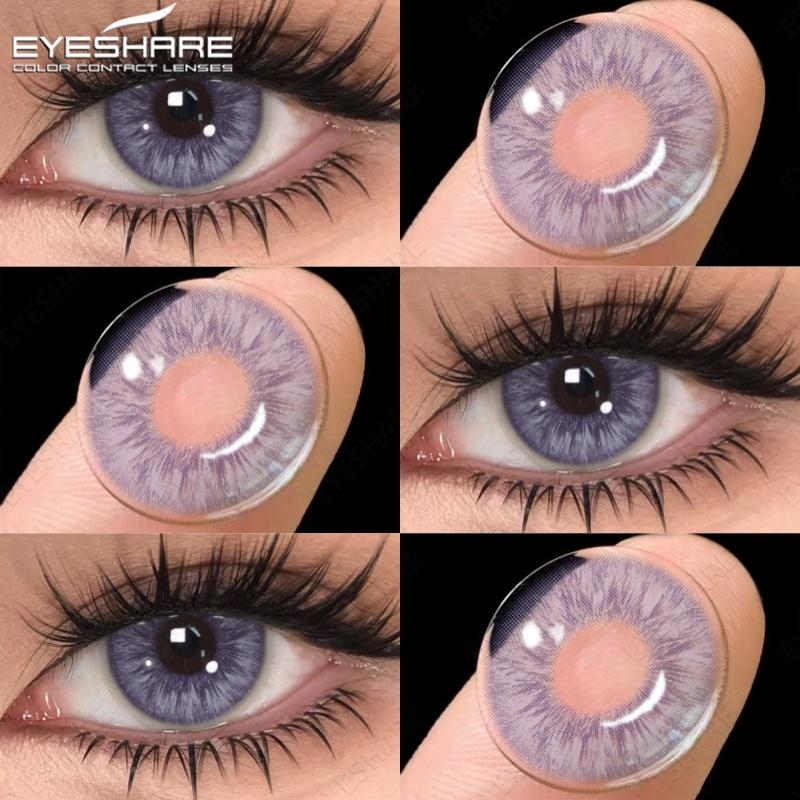 Eyeshare Colored Contact Lenses Eyes New York Pro Series 1 Pair Decoration Comestics Makeup