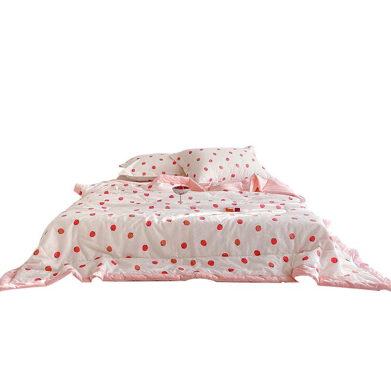 

Maishang Strawberry Sweetheart Bubble Gauze Quilt