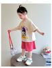 Girls' Summer Short Sleeved Set 2026 New Children's Summer Shorts Two Piece Set Baby Stylish Sportswear