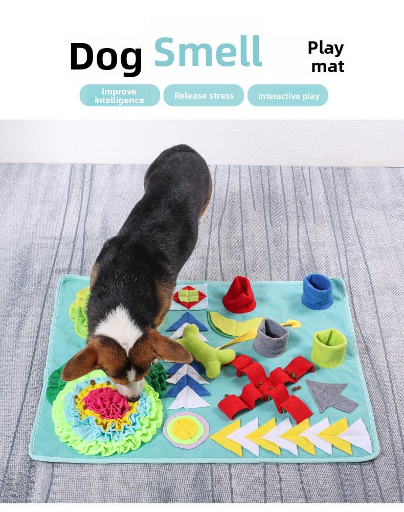 Hund Apfelbaum Schnüffelteppich Futterpuzzle Stressabbau Training Interaktives Haustierspielzeug Haustier Hund Spielzeug Zubehör
