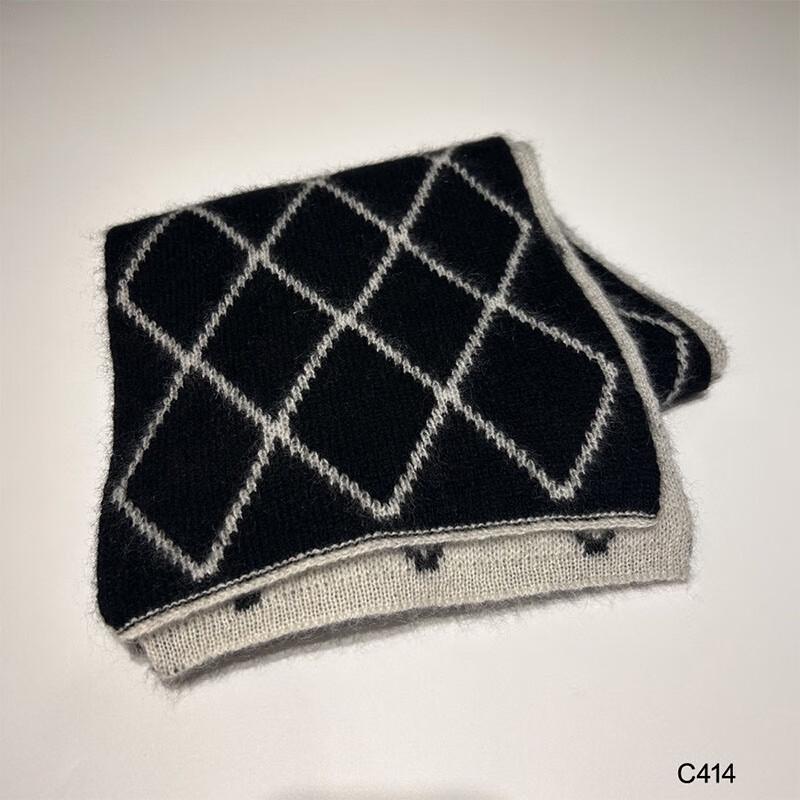 G·TENNA Women's Diamond Double-Sided Cashmere Scarf