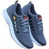 Men's shoes autumn breathable sports shoes men's trend fly-woven mesh shoes deodorant running shoes casual shoes non-slip shoes