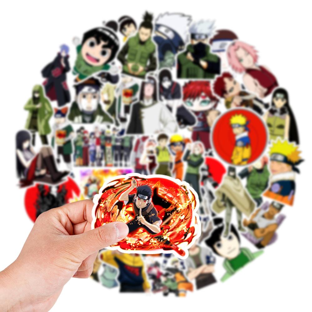 50 Naruto Graffiti Stickers Car Luggage Skateboard Computer Decorative Stickers Waterproof