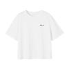 Demana Women's Loose Fit Letter Print Cotton T-Shirt