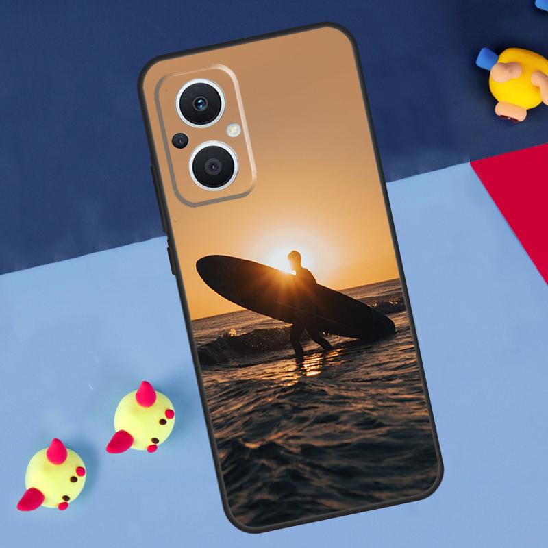 Surf Surfboard For OPPO Reno 14 13 12 11 10 Pro 8T 11F 12F 13F 14F 7 8 Lite OPPO Find X8 X6 X5 X9 Pro Case