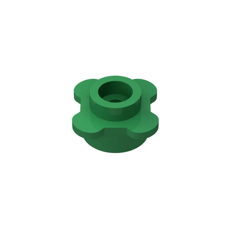 Small  Building Block 4 Petal Flowers Flower Stem Plant Landscape Flower Bed Ornament Compatible with LEGO Garden 3741  33291