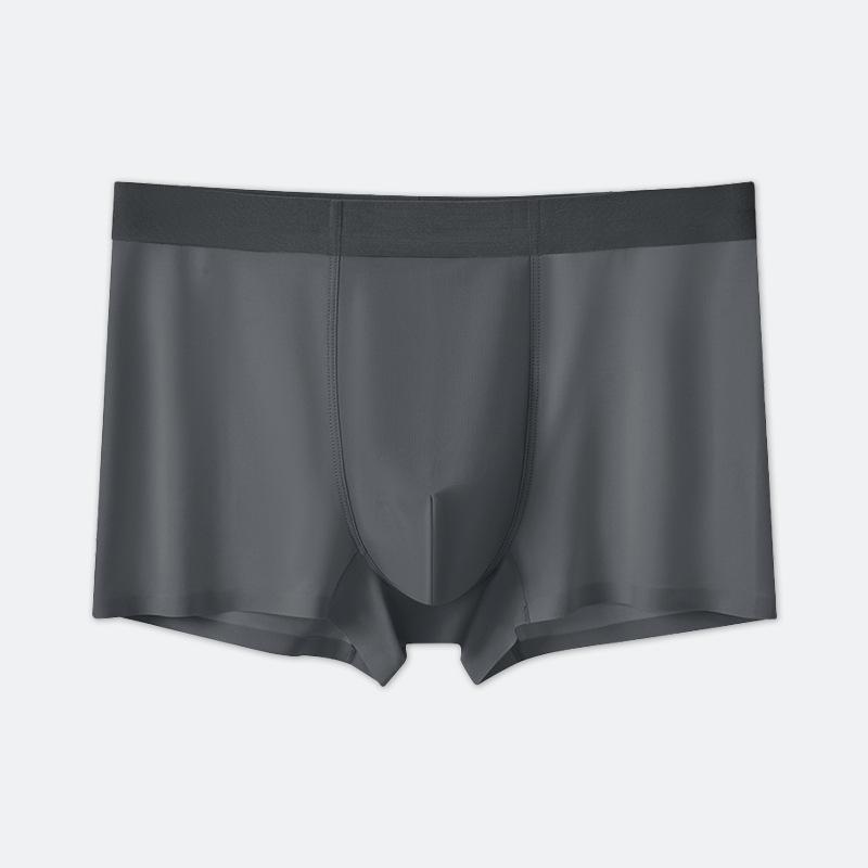 Pánské spodní prádlo Velká velikost Prodyšné Rychleschnoucí Kalhotky s plochými rohy Letní Chladivé Ledové hedvábné spodní prádlo pro muže