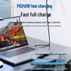 Thunderbolt 5 Type-C Cable: 80Gbps, 16K Display, 240W Charging, Thunderbolt 4 Compatible.