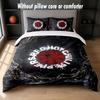 Set Biancheria da Letto Design Red Hot Chili Peppers 1 Copripiumino + 2 Federe Morbido Traspirante Biancheria da Letto per la Casa