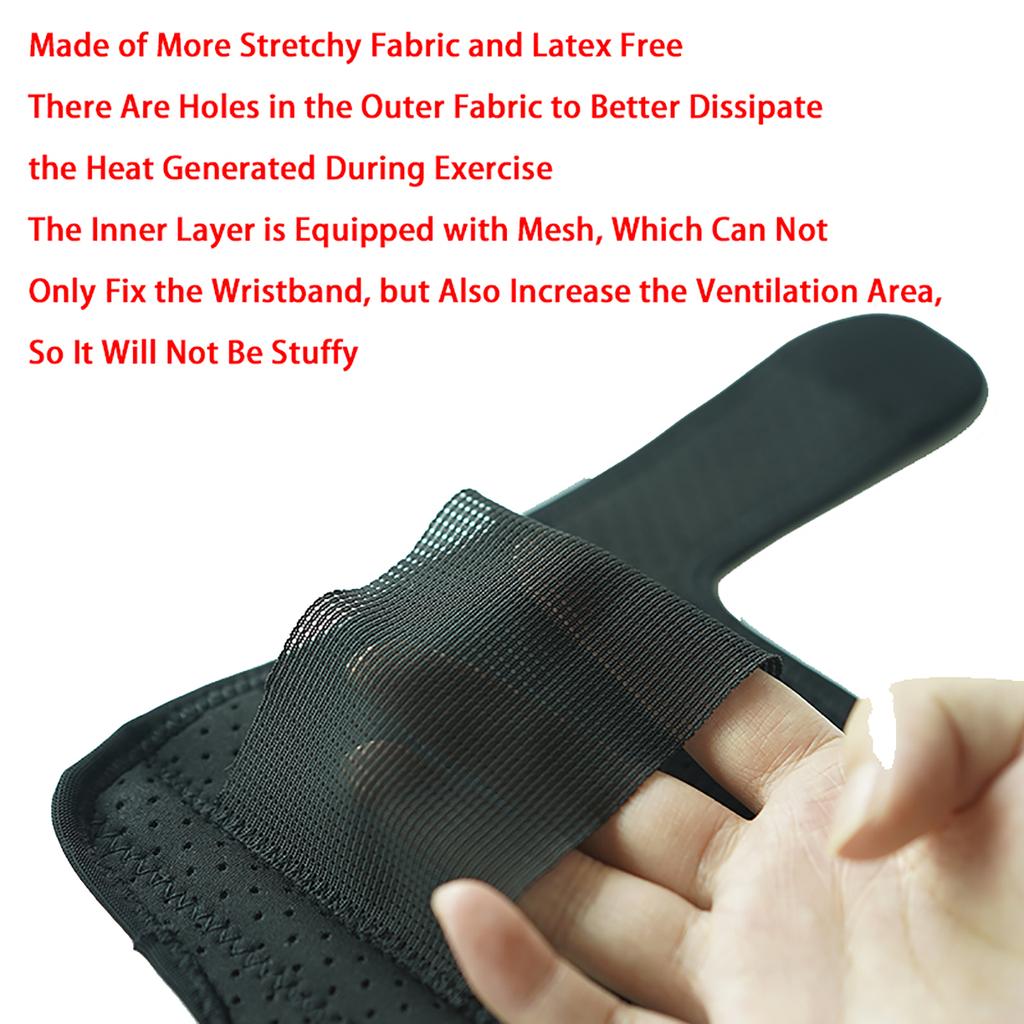 Elastische Handgelenkbänder, 1 Paar Handgelenkbänder mit Federunterstützung, verstellbarer Handgelenkauflagenschutz für Sportschutz, tägliche Fitness und Aktivitäten