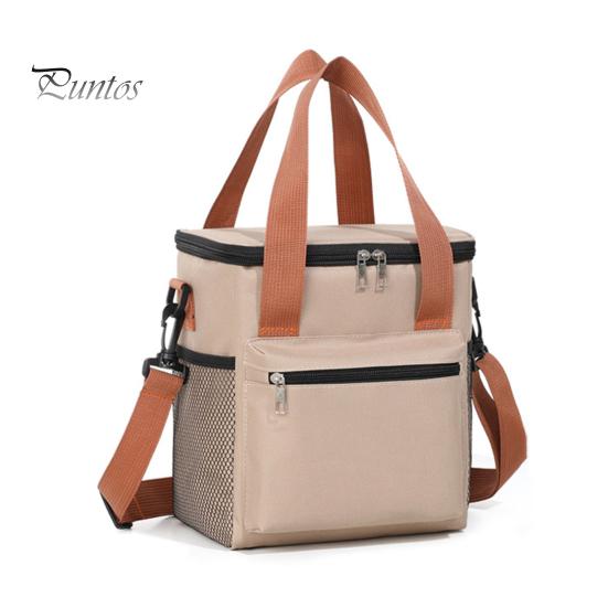 

Изолированная сумка для ланча 550 мл, герметичная сумка-холодильник с сетчатыми карманами, термоконтейнер для еды на работе, в школе, на пикнике