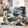 Gundam Anime Poster Flannel Blanket Warm,Comfortable,Suitable for Bedrooms,Sofas,Beds,Chairs,Picnics,Travel