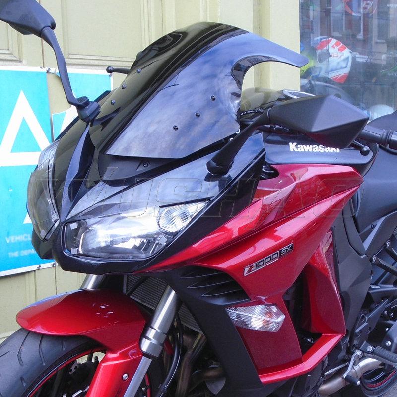 

Мотоциклетний вітровик Вітрове скло Екран для 2011 2012 2013 2014 2015 2016 Kawasaki Ninja 1000 Z 1000 SX ZX1000 Z1000SX Іридієвий чорний