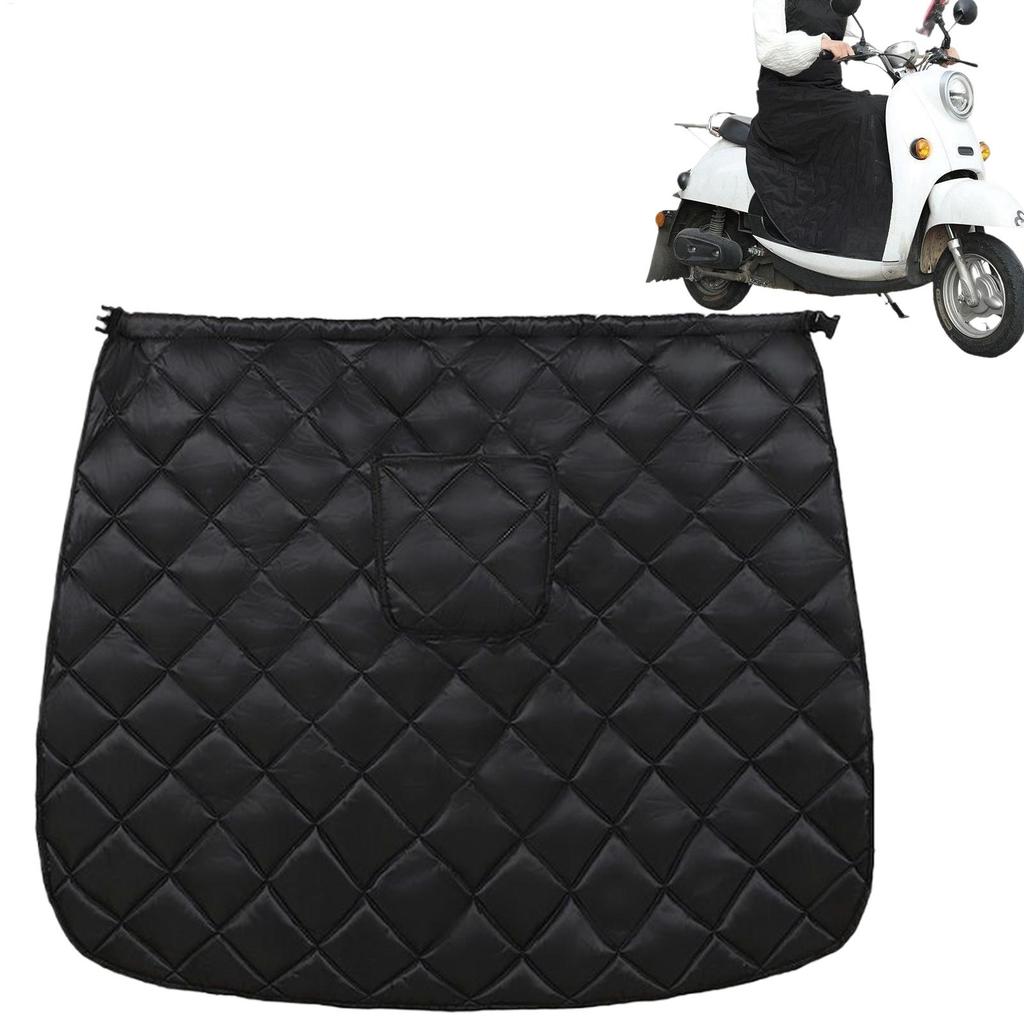 Motorcycle Winter Leg Cover Windproof Apron Scooter Warm Cotton Leg Protector for Cold Weather Motorcycle Scooter Outdoor Riding