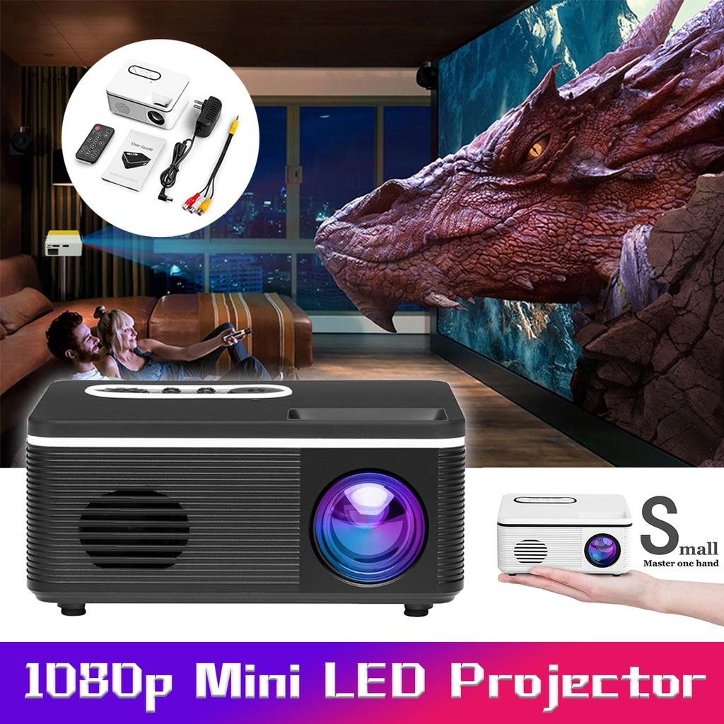 30000 Std. 1080P HD LED Tragbarer Projektor 320x240 Auflösung Multimedia Heimkino Film Beamer Video Theater