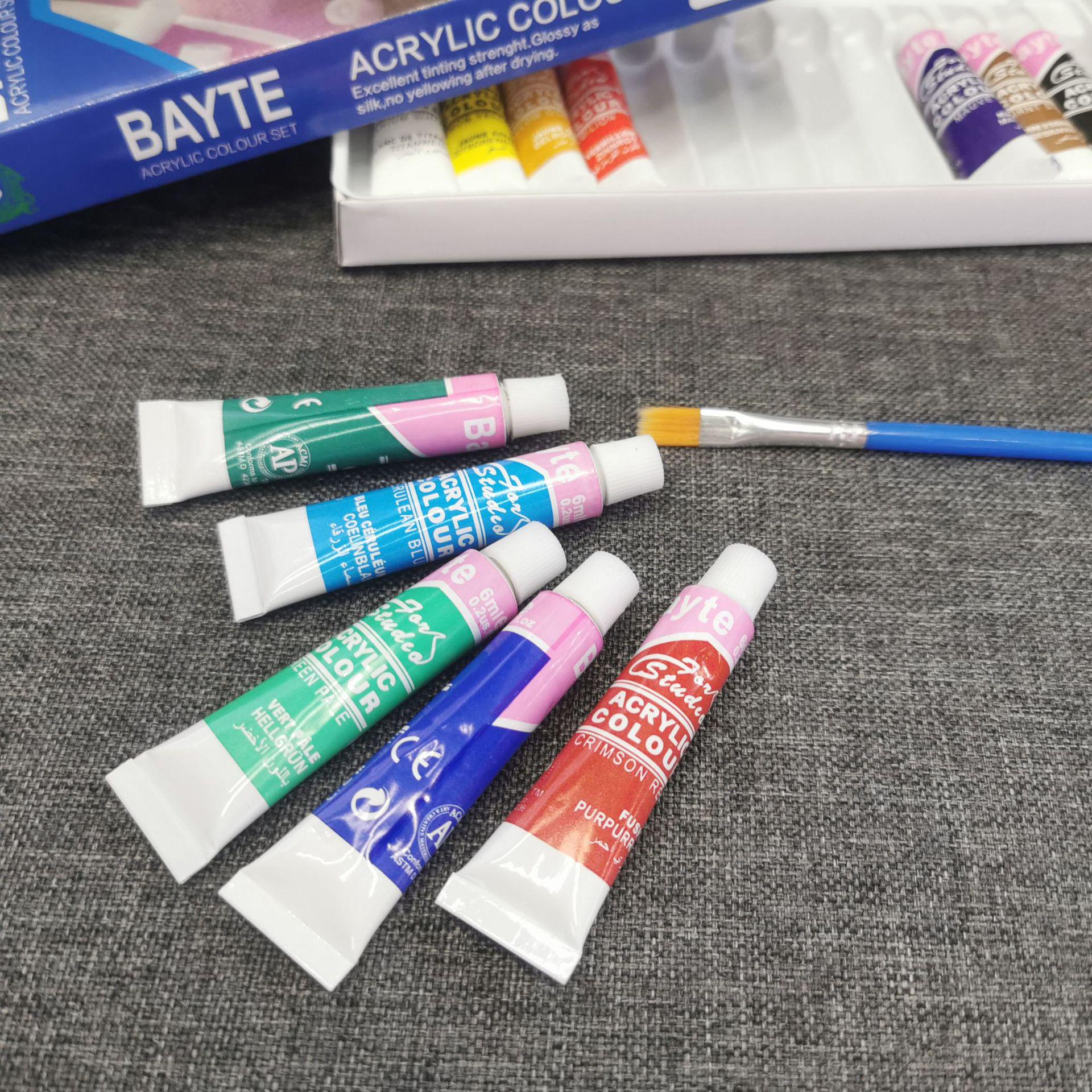 

Available: Children s 12-Color Ceramic Stone & Nail Art DIY Acrylic Paint Set (6ml Each).